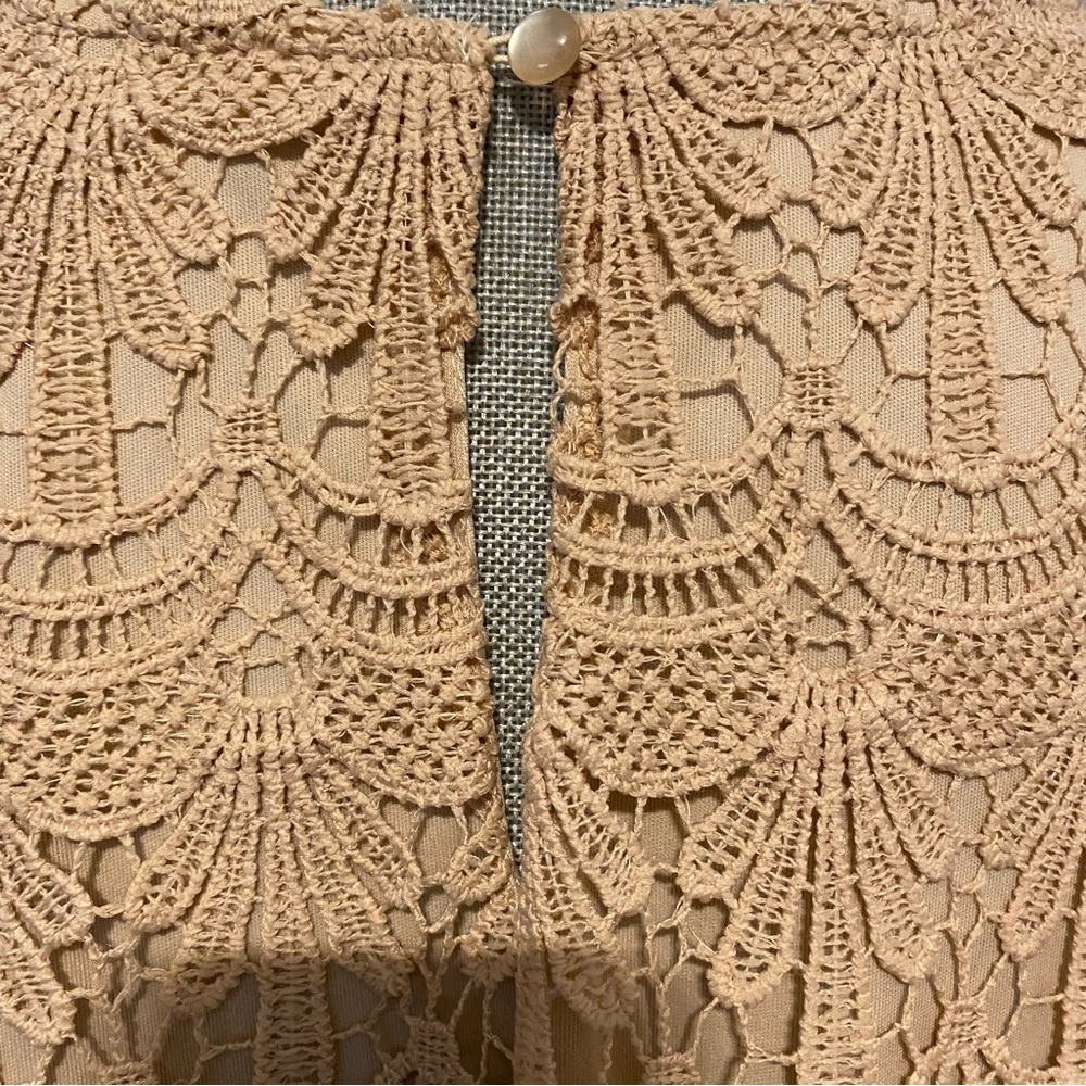 Adiva short sleeve lined lace top - Picture 5 of 7